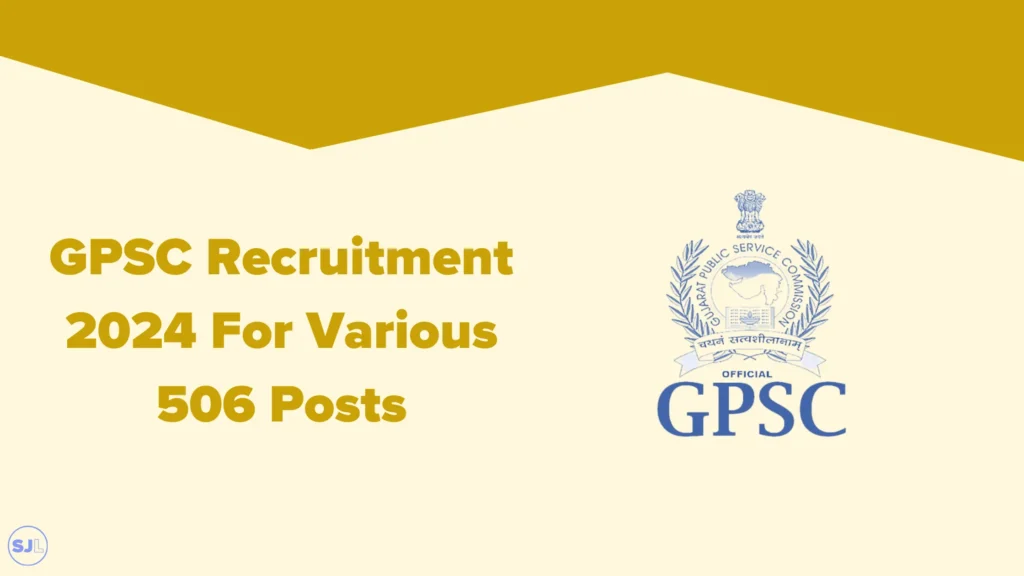 GPSC Recruitment 2024