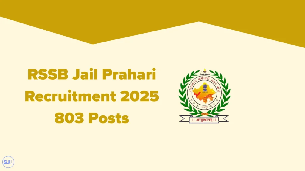 RSSB Jail Prahari Recruitment 2025