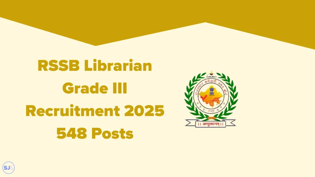RSSB Librarian Grade III Recruitment 2025