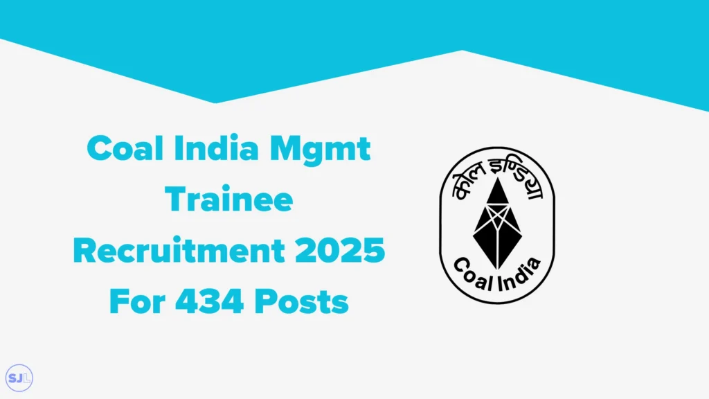 Coal India Management Trainee Recruitment 2025
